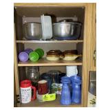 MISC MUGS, GLASS MIXING BOWLS