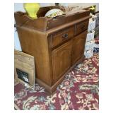 WOODEN BUFFET TABLE, 39 IN X 19 IN X 38 IN