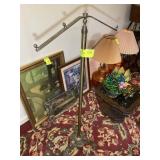 VINTAGE METAL ADJUSTABLE HEIGHT COAT RACK, 56 IN T
