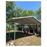 FREESTANDING CARPORT APPROX 20FT X 20 FT