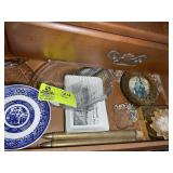 CONTENTS OF 3 DRAWERS AND BOTTOM RIGHT OF HUTCH, S