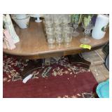 LAMINATE TOP DINING TABLE, APPROX 67 IN X 48 IN X