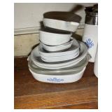 GROUP OF CORNING WARE BLUE CORNFLOWER COFFEE POTS