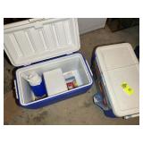 PAIR OF COLEMAN 48 QT COOLERS