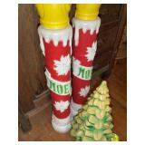 PAIR OF EMPIRE PLASTIC CANDLE BLOW MOLDS AND PLAST