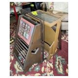 GROUP OF MAGAZINE RACKS