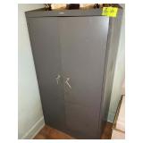 COLE STEEL METAL CABINET, 32.5 IN X 19 IN X 60 IN