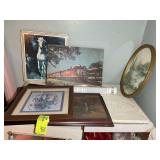 GROUP OF FRAMED PRINTS, HORSE, VARIOUS SIZES