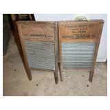 PAIR OF VINTAGE WASHBOARDS
