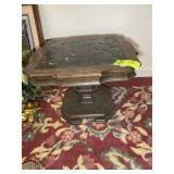 SMALL SIDE TABLE, 22 IN SQ X 16 IN TALL