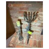 TWO CANDLE HOLDERS
