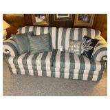 LAZY BOY UPHOLSTERED SOFA, APPROX 90 IN LONG