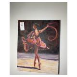 OIL ON CANVAS BY LINDA JAMES. 24 IN X 30 IN, BALLE