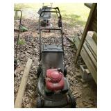 HONDA HR215 HYDROSTATIC MOWER WITH BAGGER, UNKNOWN