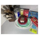 GROUP OF PAPER PRODUCTS, KNIFE BLOCK, ETC