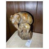 LARGE ELEPHANT STATUE, 16 IN TALL
