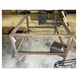 METAL TABLE FRAME, 60 IN X 48 IN X 36 IN