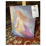 OIL ON CANVAS BY LINDA JAMES. 12 IN X 16 IN