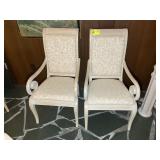 PAIR OF LEXINGTON FINE DINING ARM CHAIRS