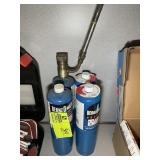 PROPANE TORCH AND TANKS