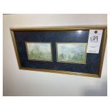 FRAMED AND MATTED ORIGIONAL WATER COLOR BY LINDA J