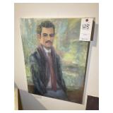OIL ON CANVAS BY LINDA JAMES, TITLED CARLO. 18 IN