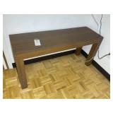 WOODEN TABLE, 49 IN X 16 IN X 23.5 IN