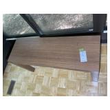 WOODEN TABLE, 49 IN X 16 IN X 23.5 IN