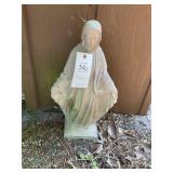 RESIN FIGURINE, 21 IN TALL