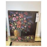 OIL ON CANVAS BY LINDA JAMES. 16 IN X 20 IN
