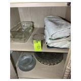 LEFT SIDE OF BUFFET, SERVING PLATTERS, PYRES, FIRE