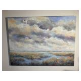 OIL ON CANVAS BY LINDA JAMES. 40 IN X 30 IN