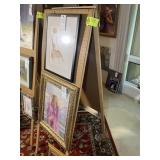 PEGBOARD EASEL, 72 IN TALL X 24 IN, NO CONTENTS