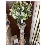 DECORATIVE PLANT STAND, 11 IN DIAMETER X 35.5 IN T
