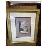 GROUP OF 3 FRAMED AND MATTED WATERCOLORS BY LINDA