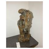 LARGE MAN AND WOMAN STATUE, 26 IN TALL
