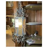 HANGING METAL LIGHT, 24 IN TALL