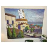 TWO PAINT ON CANVAS BY LINDA JAMES, 16 IN X 20 IN