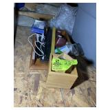 GROUP OF OFFICE SUPPLIES, HOLE PUNCH, ETC