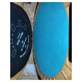 ROUND TOP GAME TABLE WITH REMOVEABLE TOP, 51 IN DI