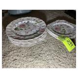 GROUP OF JOHNSON BROTHERS, ROSE CHINTZ CHINA, 12 P