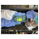 GROUP OF RAGS AND GLOVES