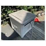 PLASTIC HOSE REEL STORAGE BOX