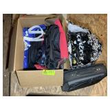 BOX OF SHOPPING BAGS, ETC