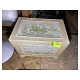 DECORATIVE STORAGE BOX 24 IN X 16 IN X 16 IN