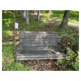 WOODEN OUT DOOR SWING 60IN WIDE
