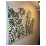 LARGE CANVAS DECORATIVE WALL ART, 59 IN X 39 IN