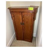 TWO DOOR CABINET, 28 IN X 13.5 IN X 48 IN