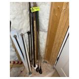 GROUP OF GOLF CLUBS. UNIQUE 5, JACKIE PUNG, ETC