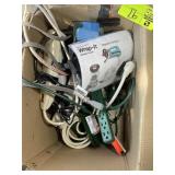 BOX OF ASSORTED EXTENSION CORDS AND POWER STRIPS